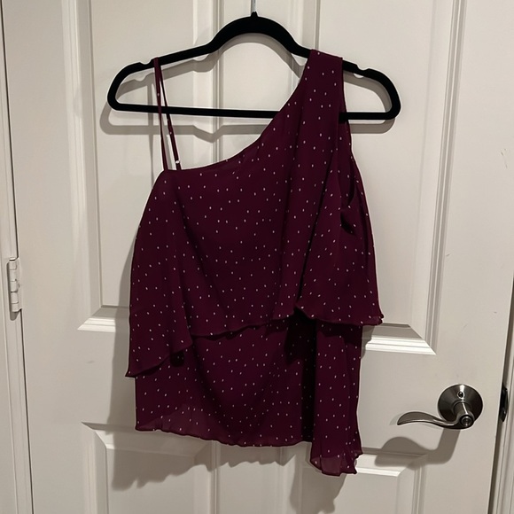 Parker Asymmetrical One shoulder top NWT - Picture 2 of 4